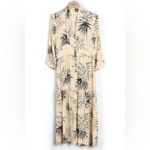 ba&sh Eleanor button front midi dress